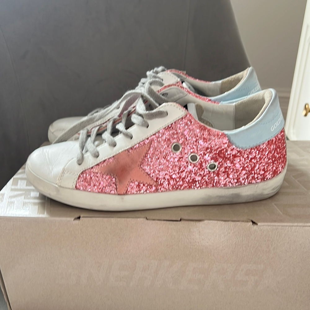 Golden Goose special edition pink sneakers
